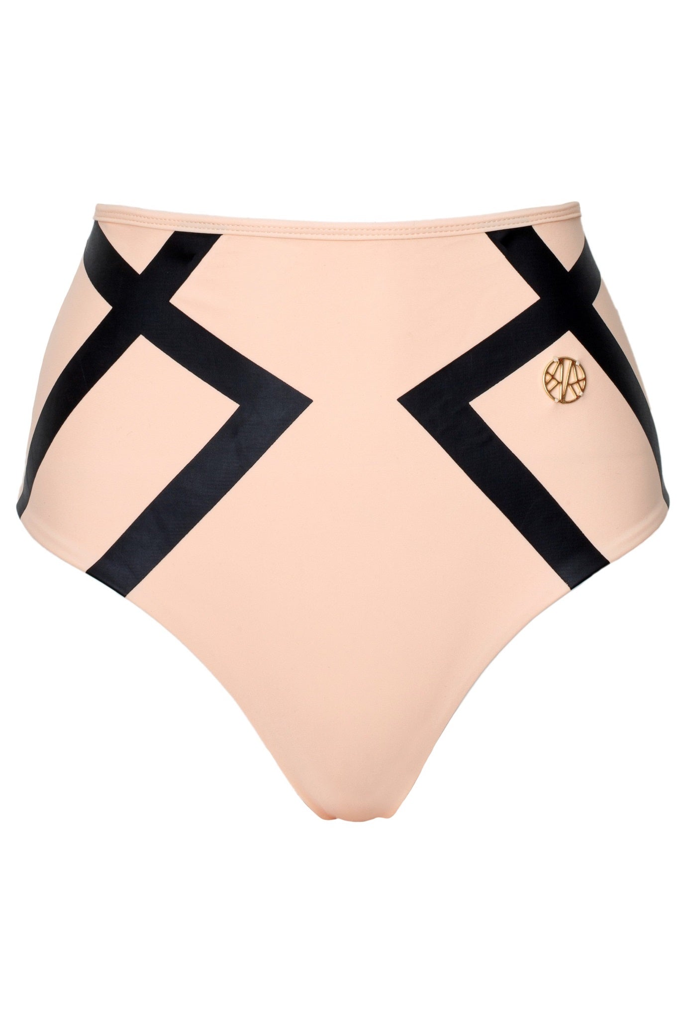 Adele Highwaist Bikini Bottom Delicate Black