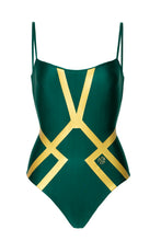 Load image into Gallery viewer, Amélie Swimsuit Emerald Gold
