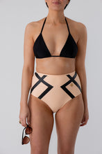 Load image into Gallery viewer, Sienna Triangle Bikini Top Black