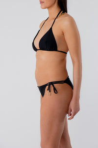 Sienna Triangle Bikini Top Black